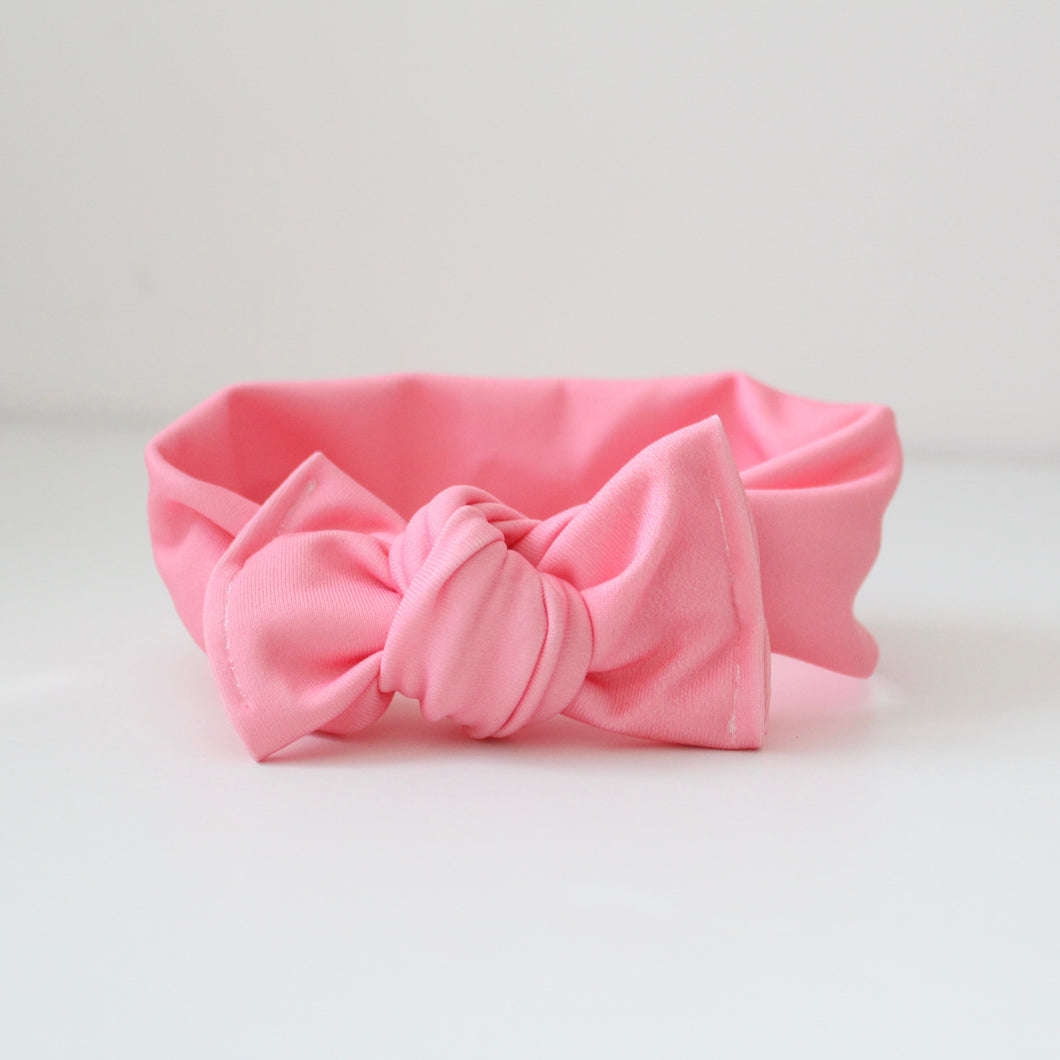 Beach pink headwrap - Swim wear material
