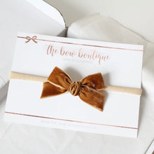 Load image into Gallery viewer, Velvet ribbon bows - 14 colours