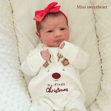 Load image into Gallery viewer, My first Christmas personalised Bow