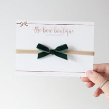 Load image into Gallery viewer, My first mini velvet bows - 16 Colours