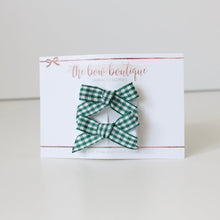 Load image into Gallery viewer, School gingham hand tied bows (9 Colours)
