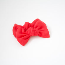 Load image into Gallery viewer, Red knot jersey bows