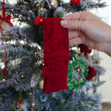 Load image into Gallery viewer, Christmas red headwrap