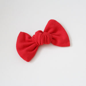 Red knot jersey bows