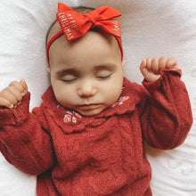 Load image into Gallery viewer, My first Christmas personalised Bow