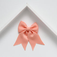 Load image into Gallery viewer, Personalised short tail pinch ribbon clip & bobbles 34 colours