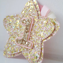 Load image into Gallery viewer, Birthday star - Clip, headband or badge