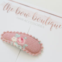 Load image into Gallery viewer, My first embroidered snappy clips