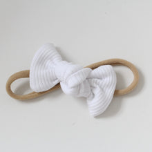 Load image into Gallery viewer, Jersey ribbed knot bows - 20 Colours