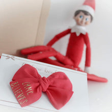 Load image into Gallery viewer, Christmas believe glitter bows
