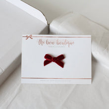 Load image into Gallery viewer, My petite velvet bows - 5 colours