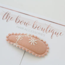 Load image into Gallery viewer, My first embroidered snappy clips