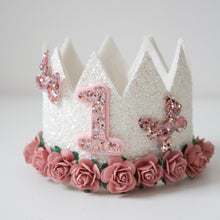 Load image into Gallery viewer, Butterfly birthday crown headband