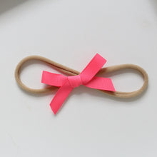 Load image into Gallery viewer, Hand tied ribbon bow headbands - 42 Colours
