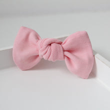 Load image into Gallery viewer, Pink knot jersey bows