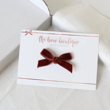 Load image into Gallery viewer, My first mini velvet bows - 16 Colours