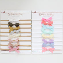 Load image into Gallery viewer, Hand tied ribbon bow headbands - 42 Colours