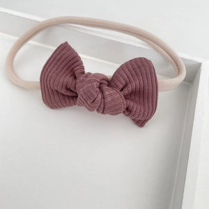 *OFFER* Jersey ribbed knot bows - 22 colours