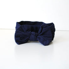 Load image into Gallery viewer, Navy cable headwrap