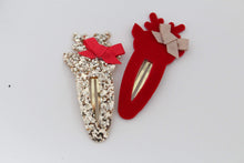 Load image into Gallery viewer, Christmas reindeer snappy clip