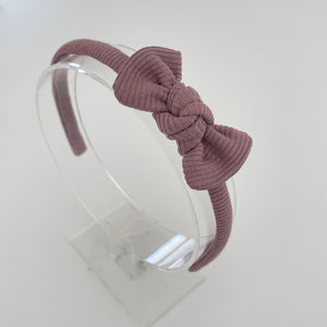 Ribbed knot Alice headband (19 colour)