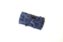 Load image into Gallery viewer, Navy cable headwrap