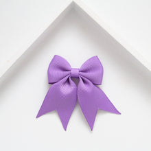 Load image into Gallery viewer, Personalised short tail pinch ribbon clip & bobbles 34 colours