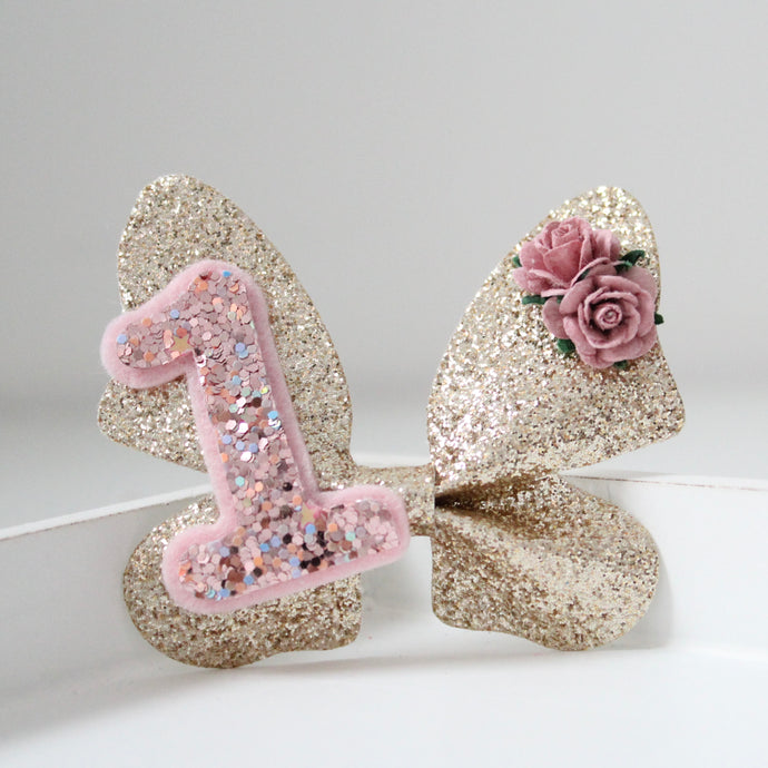 Birthday butterfly bows - 2 sizes