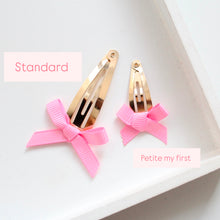 Load image into Gallery viewer, Ribbon snappy clips (38 colours) 2 sizes