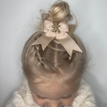 Load image into Gallery viewer, Gingerbread man ribbon bow