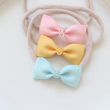 Load image into Gallery viewer, Bunny pinch bow set - Easter - Clip or headband