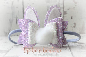 Bunny bows with tail (4 Colours) - Easter