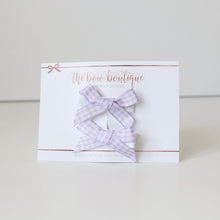 Load image into Gallery viewer, School gingham hand tied bows (9 Colours)