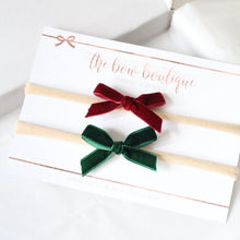 Load image into Gallery viewer, My first christmas velvet set