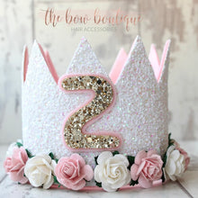 Load image into Gallery viewer, Birthday crown headband
