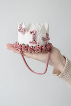 Load image into Gallery viewer, Butterfly birthday crown headband
