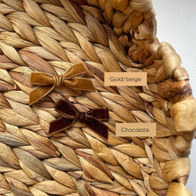 Load image into Gallery viewer, My first mini velvet bows - 16 Colours