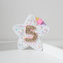 Load image into Gallery viewer, Birthday star - Clip, headband or badge