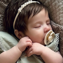 Load image into Gallery viewer, Delicate cream daisy & pearl  flowers - Clip or headband