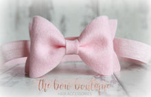 Load image into Gallery viewer, Large luxury felt bows (25 Colours)