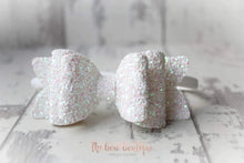 Load image into Gallery viewer, Chunky double glitter bows (25 Colours)