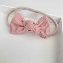 Load image into Gallery viewer, Jersey ribbed knot bows - 20 Colours