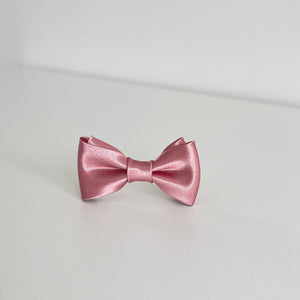 Dusky pink satin bows - Occasion