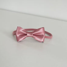 Load image into Gallery viewer, Dusky pink satin bows - Occasion