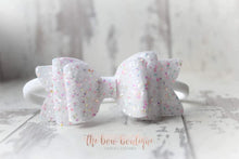 Load image into Gallery viewer, Chunky double glitter bows (25 Colours)