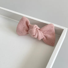 Load image into Gallery viewer, Soft pointelle Bows - 2 colours options