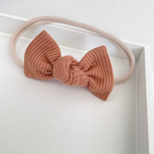 Load image into Gallery viewer, Jersey ribbed knot bows - 20 Colours