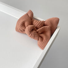 Load image into Gallery viewer, Jersey ribbed knot bows - 20 Colours