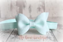 Load image into Gallery viewer, Large luxury felt bows (25 Colours)