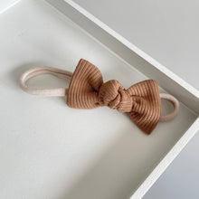 Load image into Gallery viewer, Jersey ribbed knot bows - 20 Colours